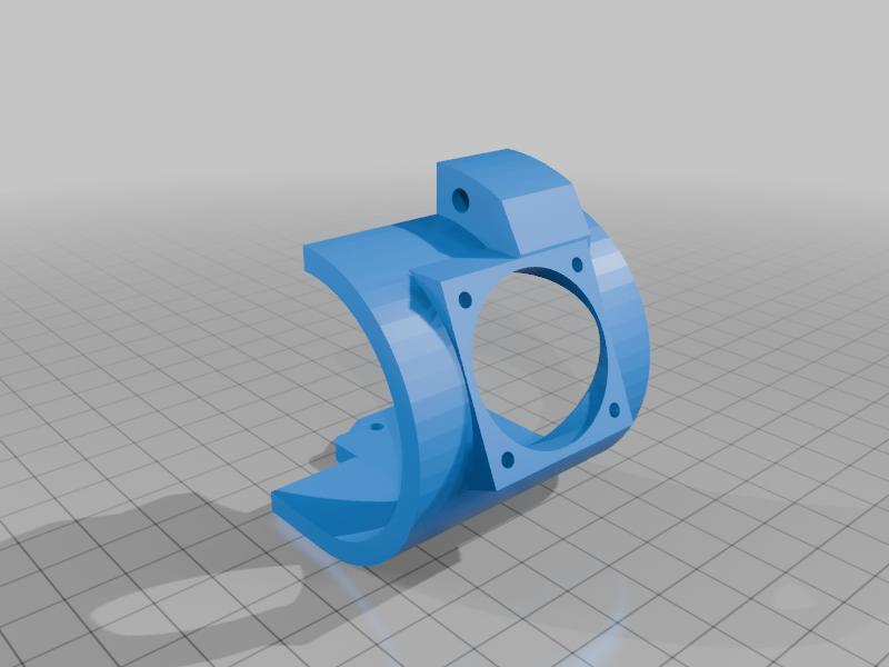 Team Associated RB10 rear motor guard + 30mm fan mount