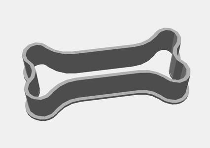 Dog Bone Cookie Cutter
