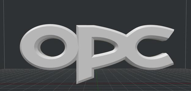 Opel/Vauxhall OPC Logo keychain (New)