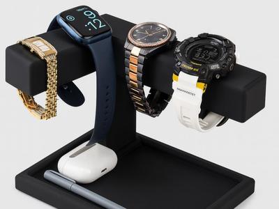 Multi-Watch Stand with Builtin Apple Watch Charger