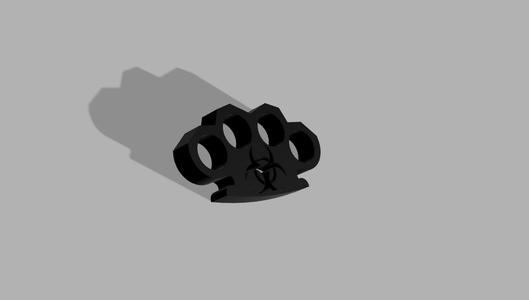 Toxic Brass Knuckles - Hollow Hazard
