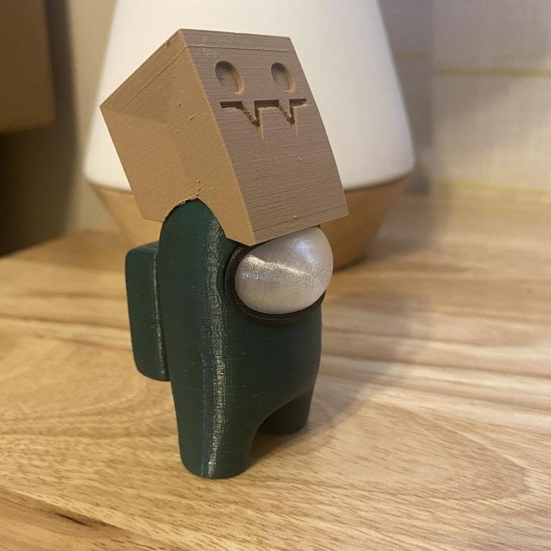 Among Us (magnetic) Hat - Spooky Paper Bag