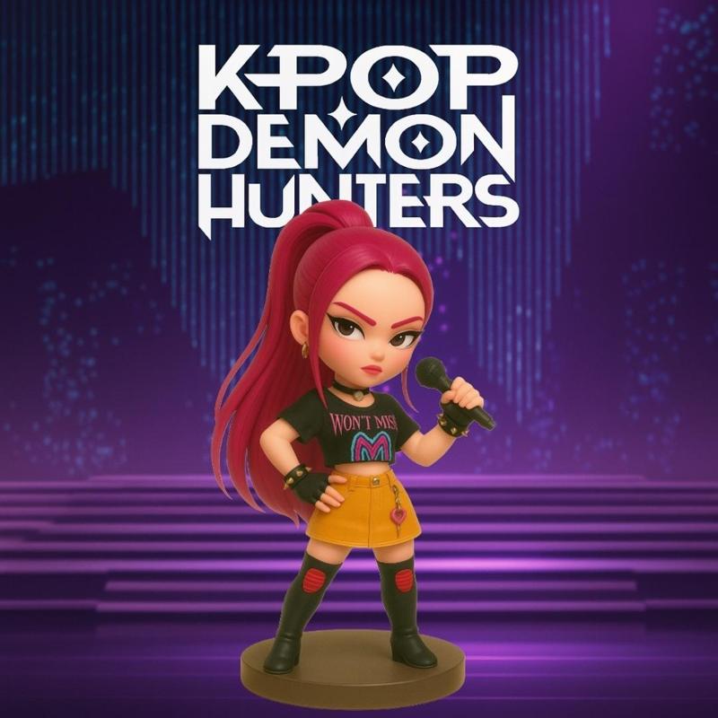 Mira - K-Pop Demon Hunters (Chibi Edition STL) | 3D Printable K-Pop Idol Figure for FDM