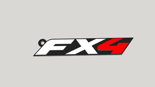 Ford FX4 Keychain