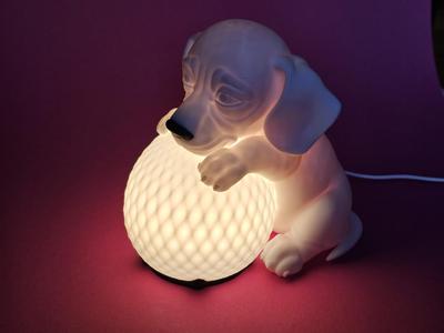 Curious Dachshund Night Lamp – Bambu Lab A1 Mini