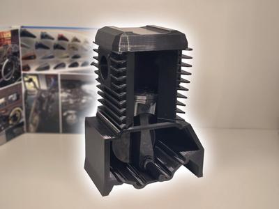 Engine Model working single-cylinder buildable kit
