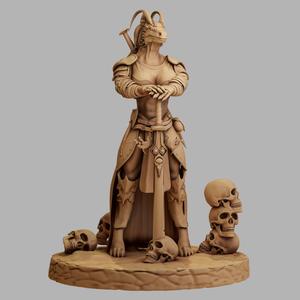 Dragonborn General – 3D Printable STL | 32mm & 72mm