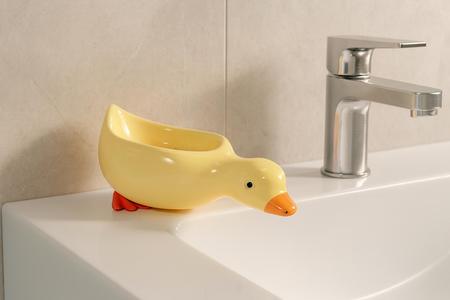 Duck-Shaped Soap Holder – Cute and Functional Bathroom Organizer