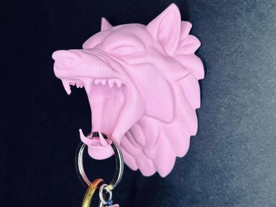 Wolf wall mounted decoration key holder organizer