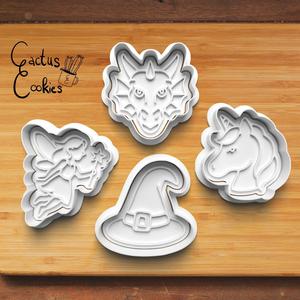 Fantasy Fairytale Cookie Cutter set 0902