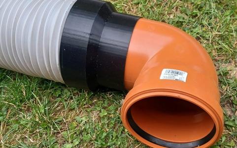 125mm - Adapter zu 150mm flexibelen Lüftungsschlauch PETG und ABS