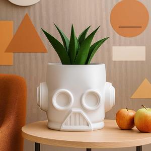 Robot Plant Pot with Drainage