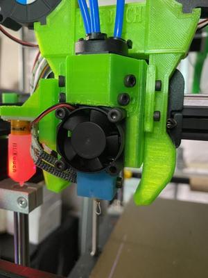 Ender 5 Plus Rigged For 3 Filament Printing