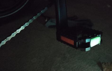 Pedalreflektor für das Pedelec Blaupunkt Fiene 500 / Fiete 500.