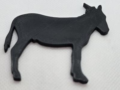 Donkey Silhouette 2 - 9 minute test print