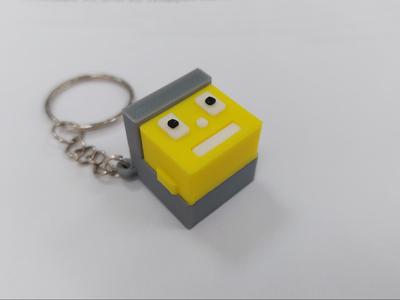 Cube Face – Cute Minecraft Keychain! 