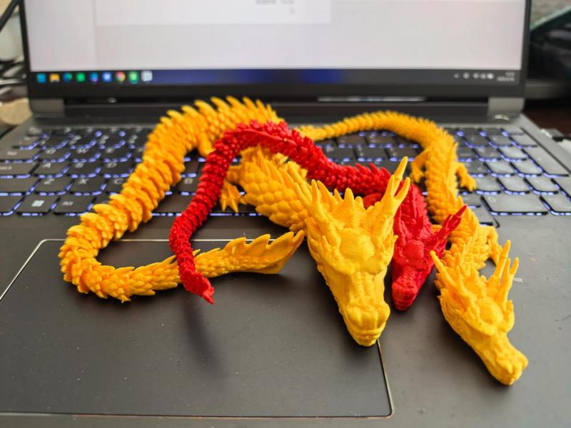 Xuan Du Dragon King—Print-in-Place Articulated Version—Year of the Snake Gift