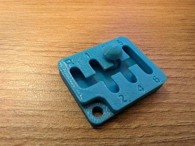 Six-Speed Keychain Shifter - round