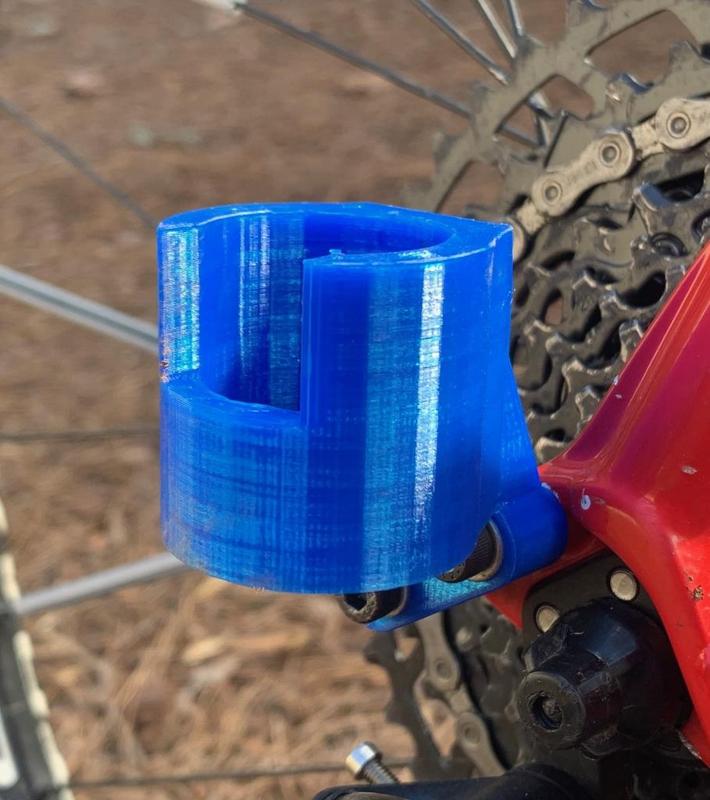 Rod mount for bike