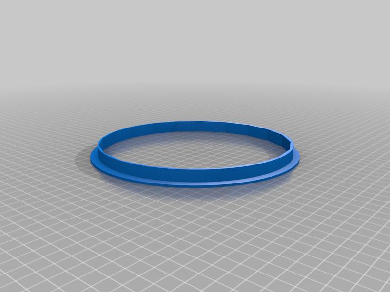 6 inch light housing trim With lip