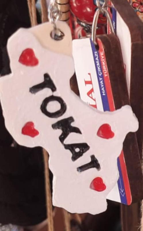 TOKAT HARİTALI ANAHTARLIK