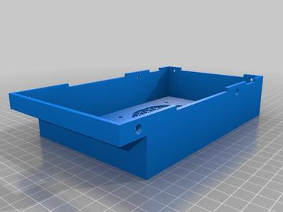Ender 3 PSU Cover 80mm Fan w grid 