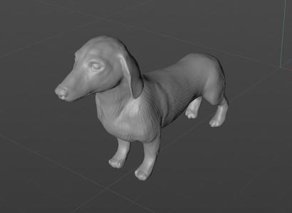 Dachshund digital 3D model