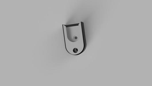 Ikea Hjälpa clothes rod holder alternative mount