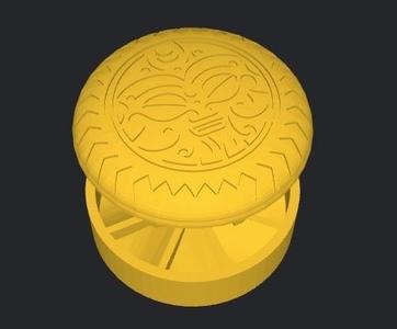 GRINDERKING GRINDER GRINDER GRINDER GRINDER GRINDER GRINDER SUN 2023 66X66X66X30MM WEED GRINDER WEED GRINDER PRINT WITHOUT HOLDERS CUT AND KEYED