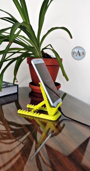 Print-in-place cell phone stand V002!