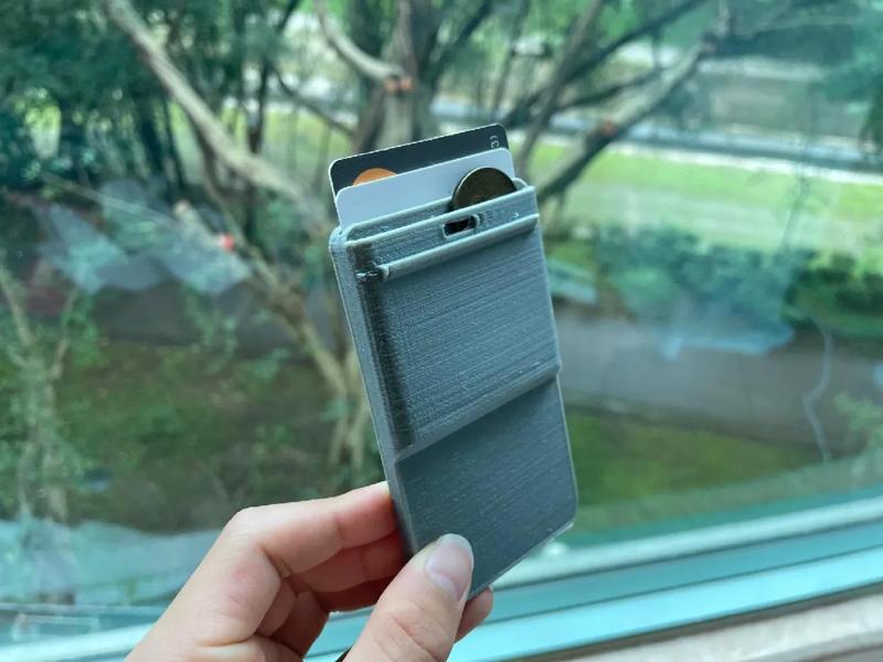 TPU Lanyard Wallet, 2 Cards + Coins   