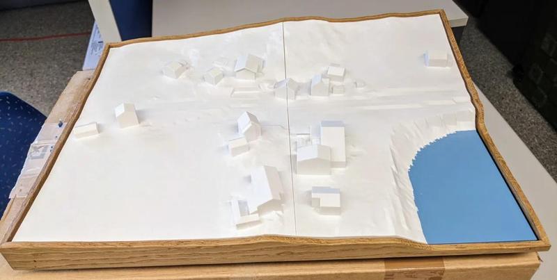 Topographic Map of Kaiserstuhl Lungern Switzerland   