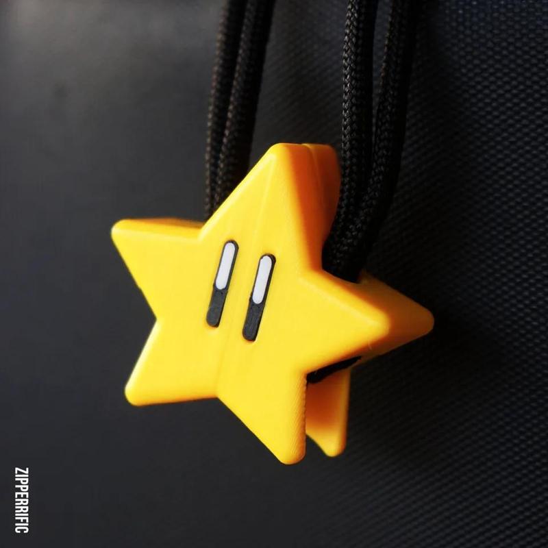 Zipper Pull - Super Star (Super Mario)   