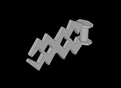 Lego Compatible (59233.dat) Minifig Lightning   