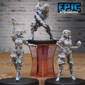 Sorceress Adventurer Set ‧ DnD Miniature ‧ Tabletop Miniatures ‧ Gaming Monster ‧ 3D Model ‧ RPG ‧ DnDminis ‧ STL FILE‧ DnD Miniature ‧ Tabletop Miniatures ‧ Gaming Monster ‧ 3D Model ‧ RPG ‧ DnDminis ‧ STL FILE