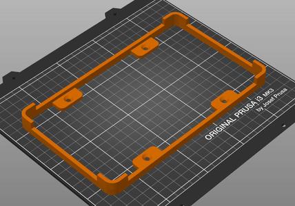 Base Frame for Gravity Spoolholder with raised Edges