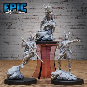 Oni Rival Set ‧ DnD Miniature ‧ Tabletop Miniatures ‧ Gaming Monster ‧ 3D Model ‧ RPG ‧ DnDminis ‧ STL FILE