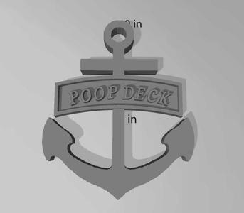 Nautical man cave bathroom sign