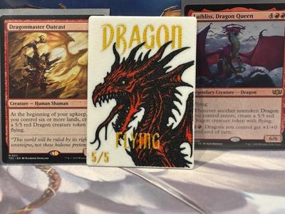 Magic: The Gathering 5-5 Dragon Token