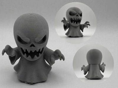 Spooky Chibi Ghost – Halloween Figurine