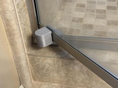 Shower door bumper
