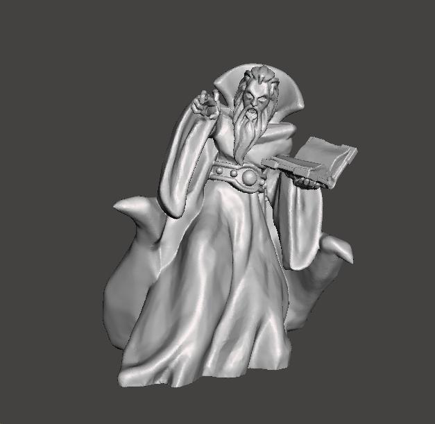 ZORGON EVIL WIZARD MINIATURE MODEL FOR FANTASY GAMES RPG DND