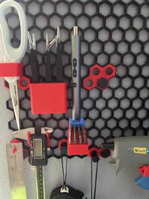 Electric Screwdriver & Bit holder for Honeycomb Storage Wall HSW