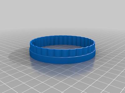 Scalloped Cookie Cutter (70mm)