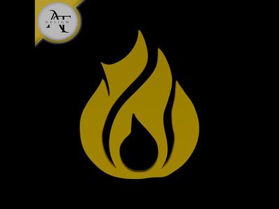 Simple Flame Symbol - 2D Art