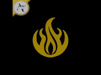 Simple Flame Symbol - 2D Art