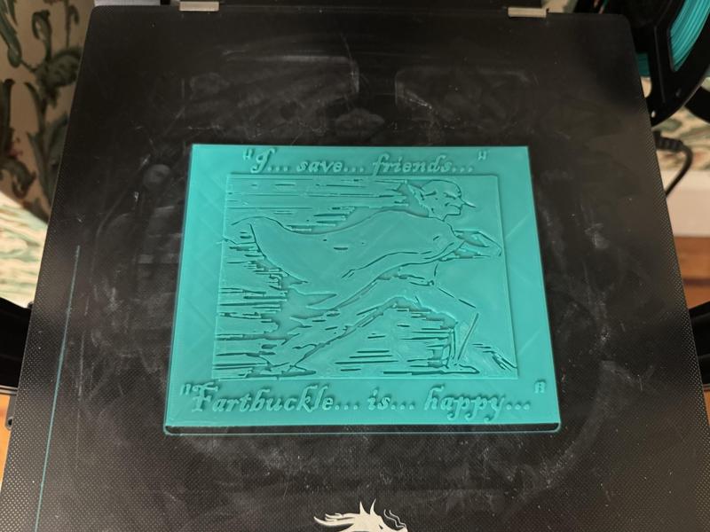 Fartbuckle Memorial Plaque