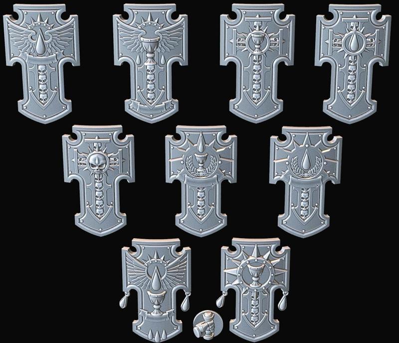 Blood Seraphs BG Veteran Shields set