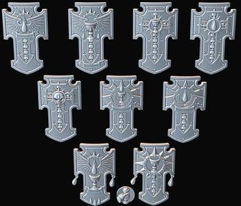 Blood Seraphs BG Veteran Shields set