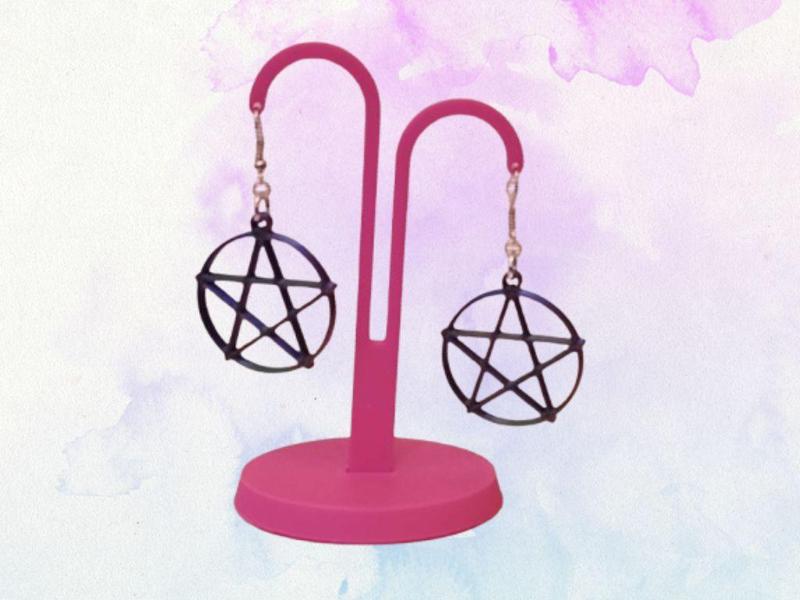 Pentacle Earrings